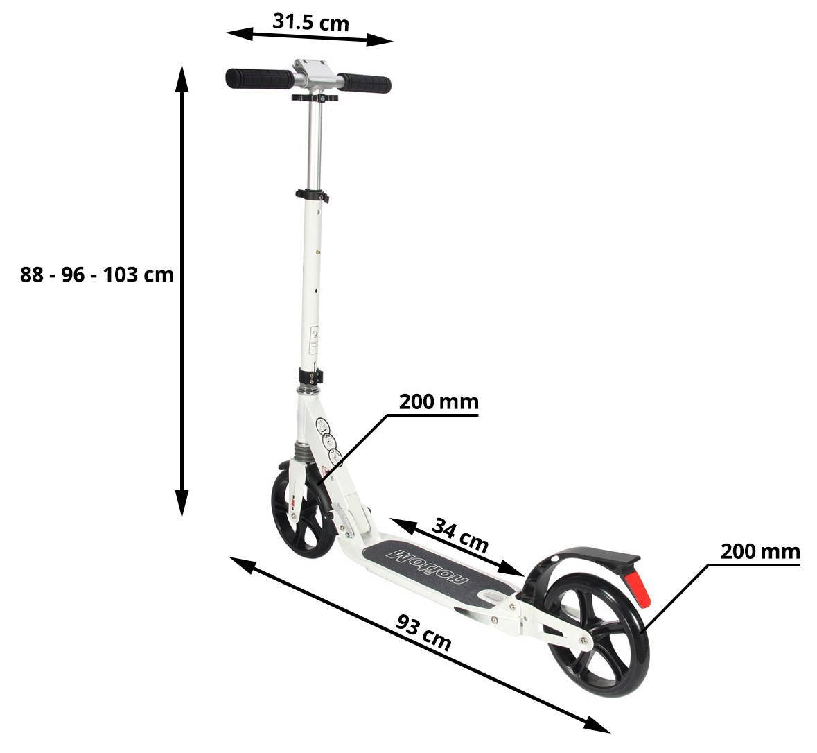 DRAGSTER scooter - white
