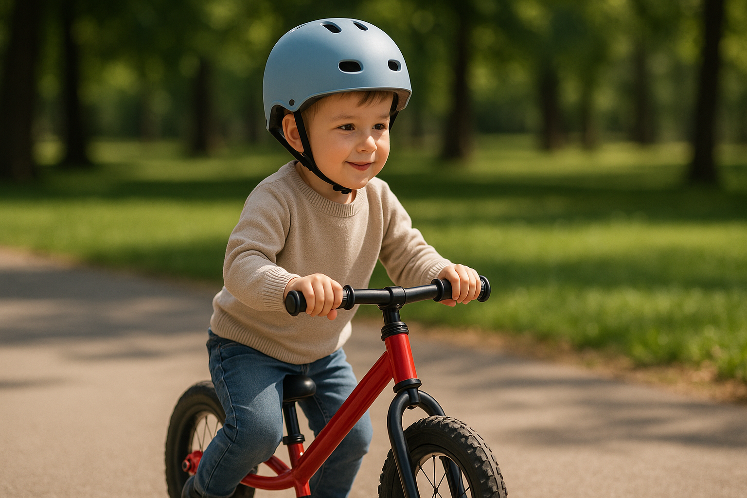 Balance bike for a 3-year-old