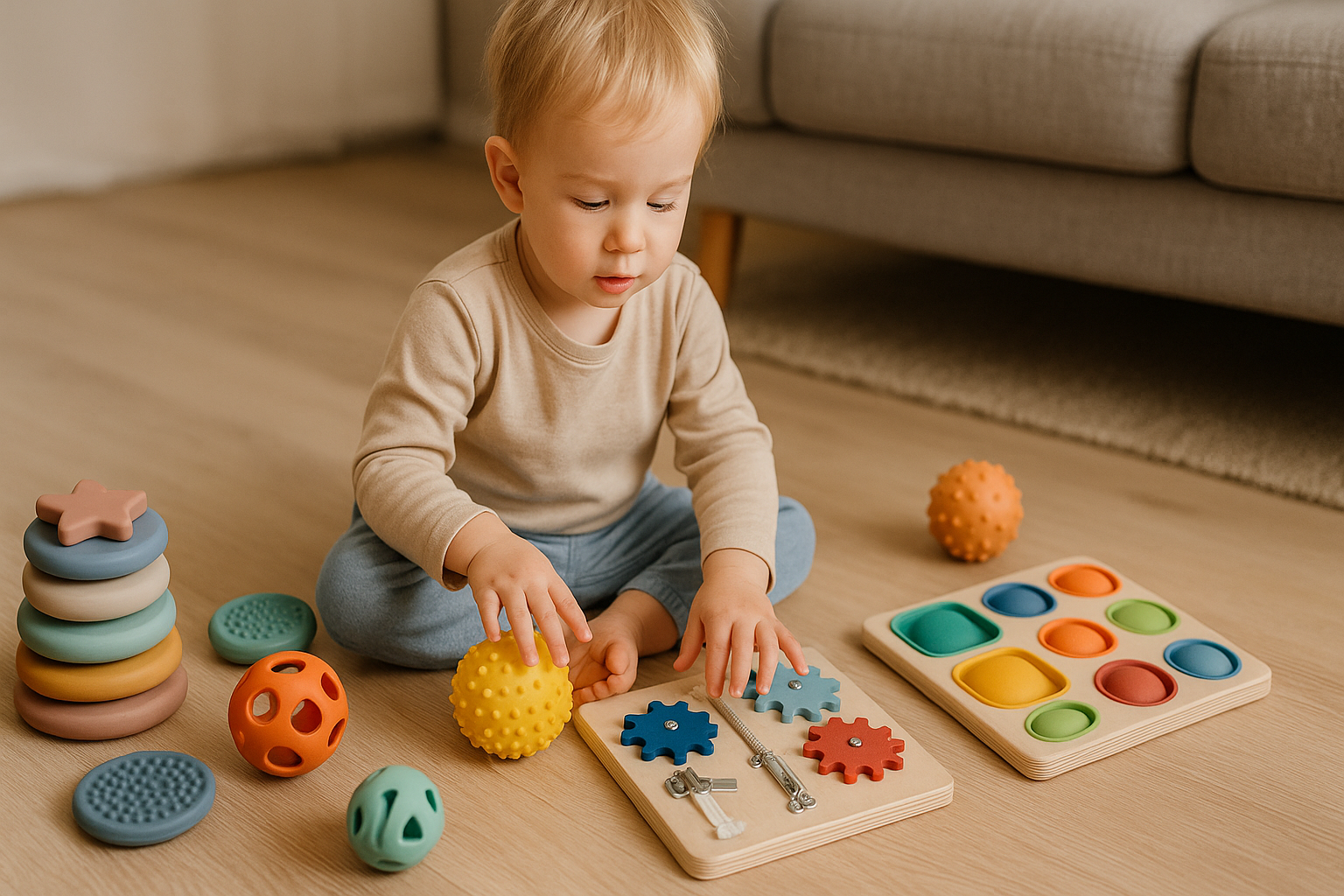 Sensory toys for a 2-year-old