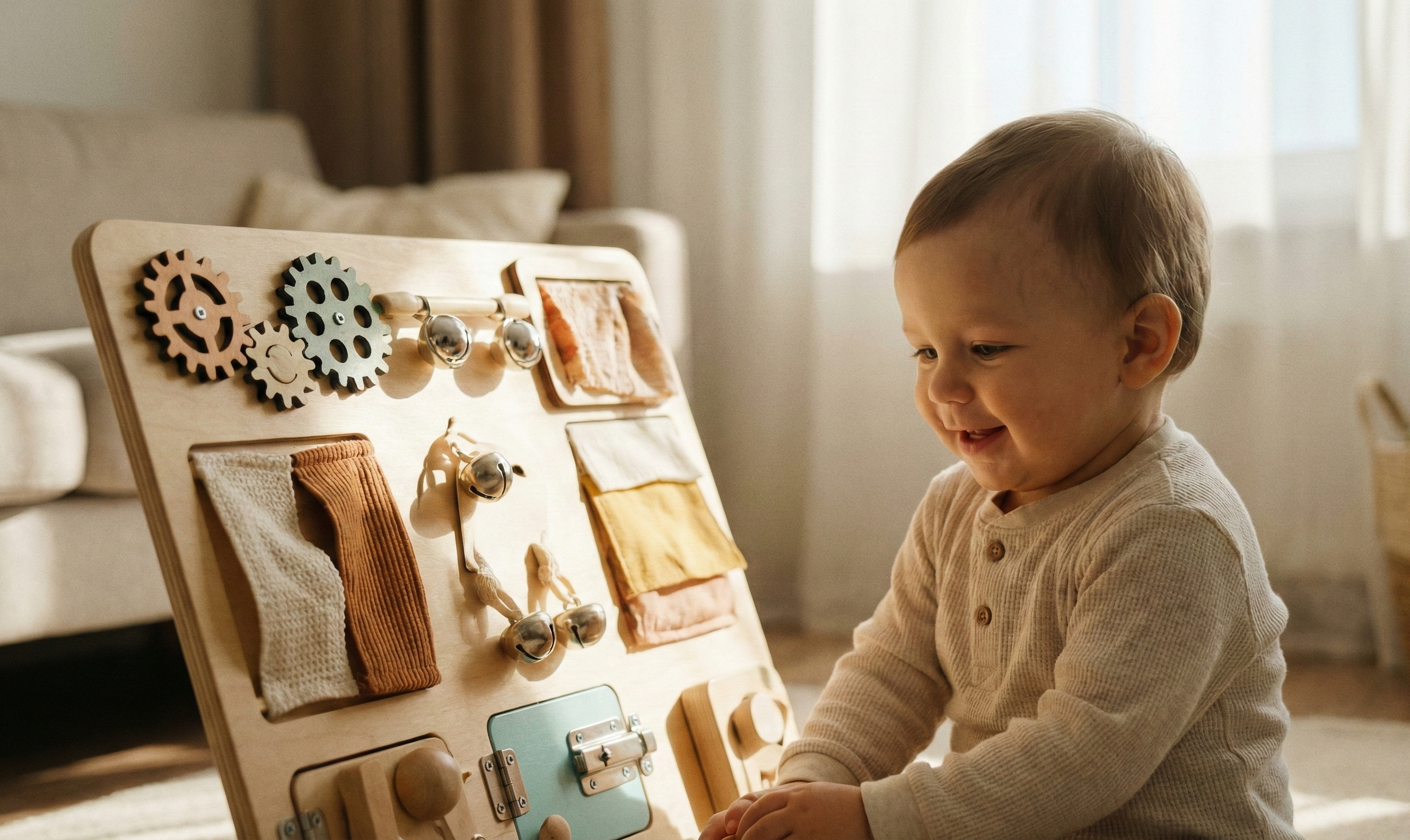 Sensory toys for a one-year-old child