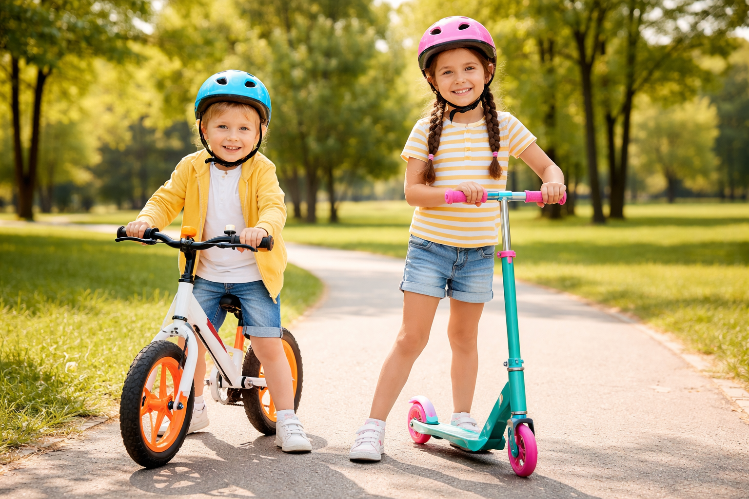 Balance bike or scooter