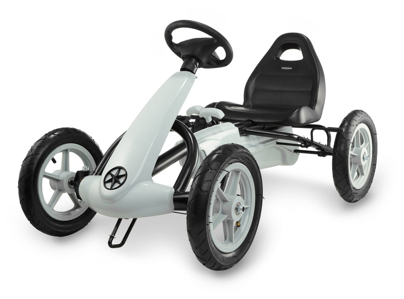 EVOQUE pedal go-kart for children 5-8 years old - gray