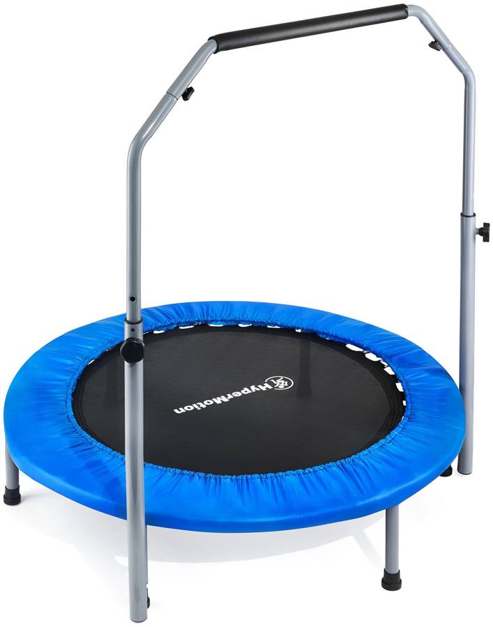 Trampoline with handle - 97cm - for kids, teenagers and adults - for home and garden