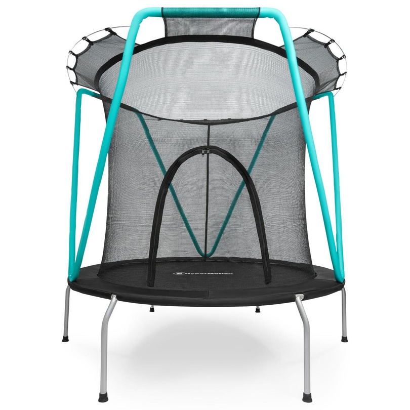 Mint trampoline 167cm with protective net - for children 3-8 years old - for home and garden