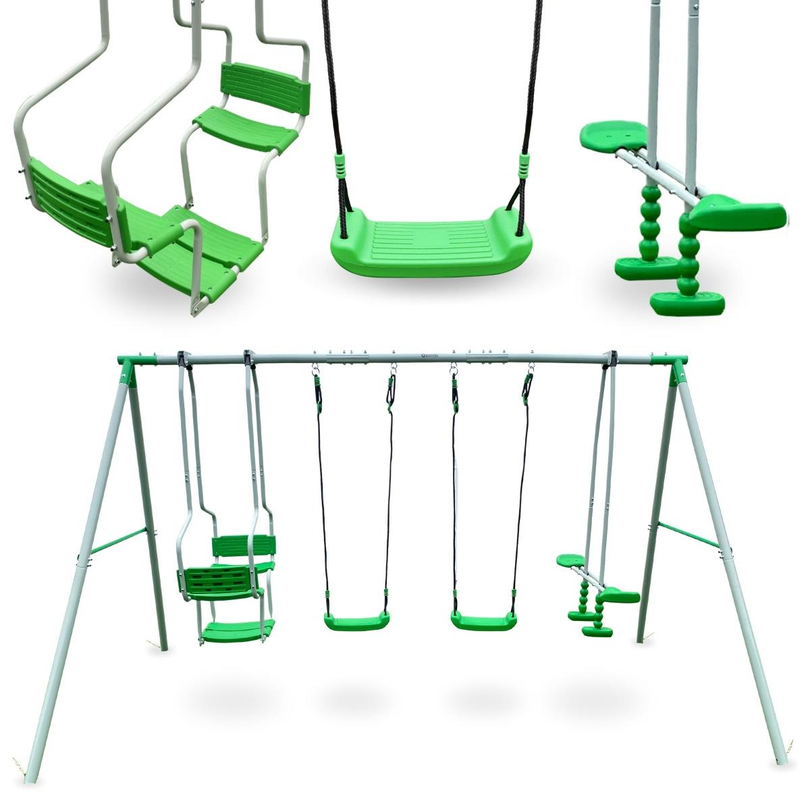 6-person swing set for children - garden playground