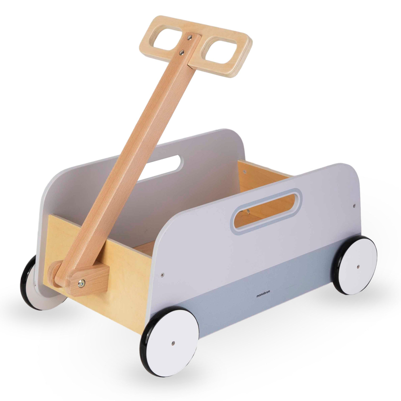 Wooden toy cart - pull trailer