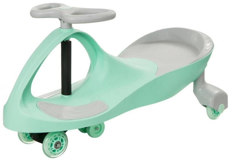 TwistCar children vehicle - Pastel mint with glowing wheels!