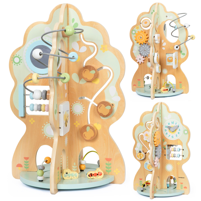 Wooden educational toy 10 in 1 - multifunctional tree