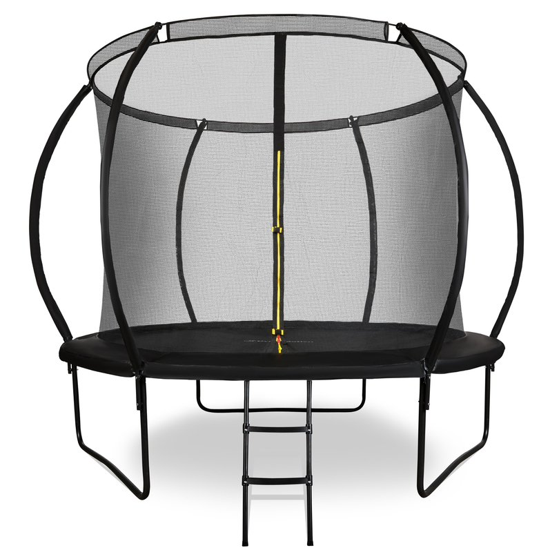 HyperMotion children's XL garden trampoline - 305 cm 10FT - with ladder and internal net - for home and garden