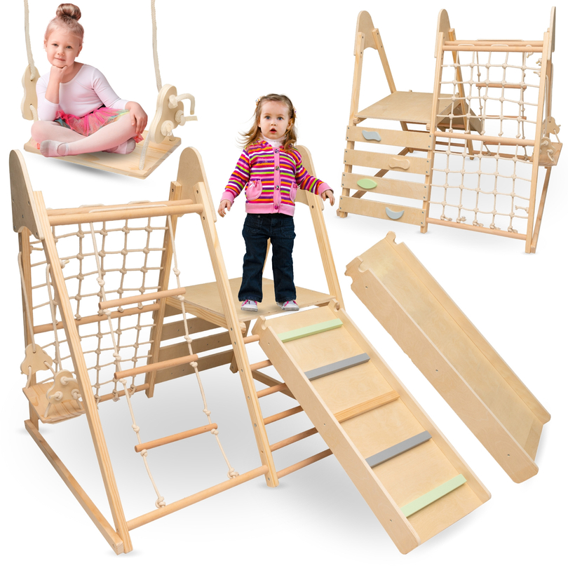 Wooden home playground XL 5in1