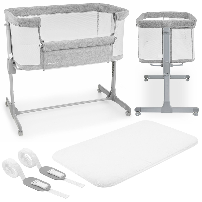 Extra bed Moby-System LUNA 3in1 - gray